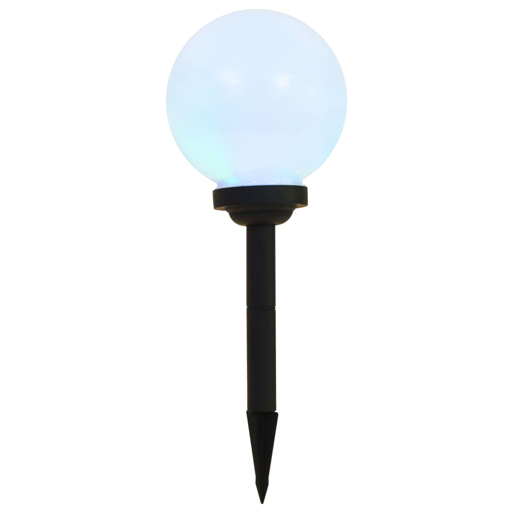 VidaXL Led-solarlampen rond 20 cm rgb 3 st