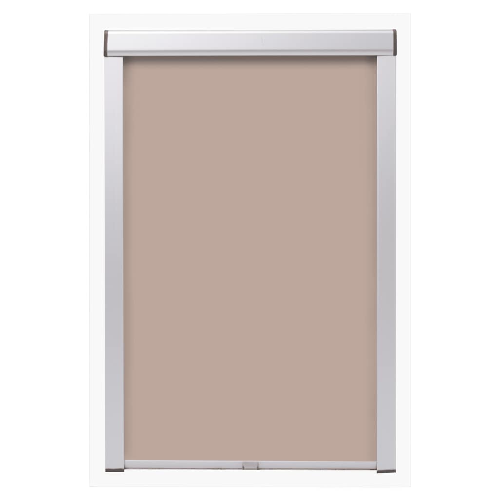 VidaXL Rolgordijn verduisterend beige ck04