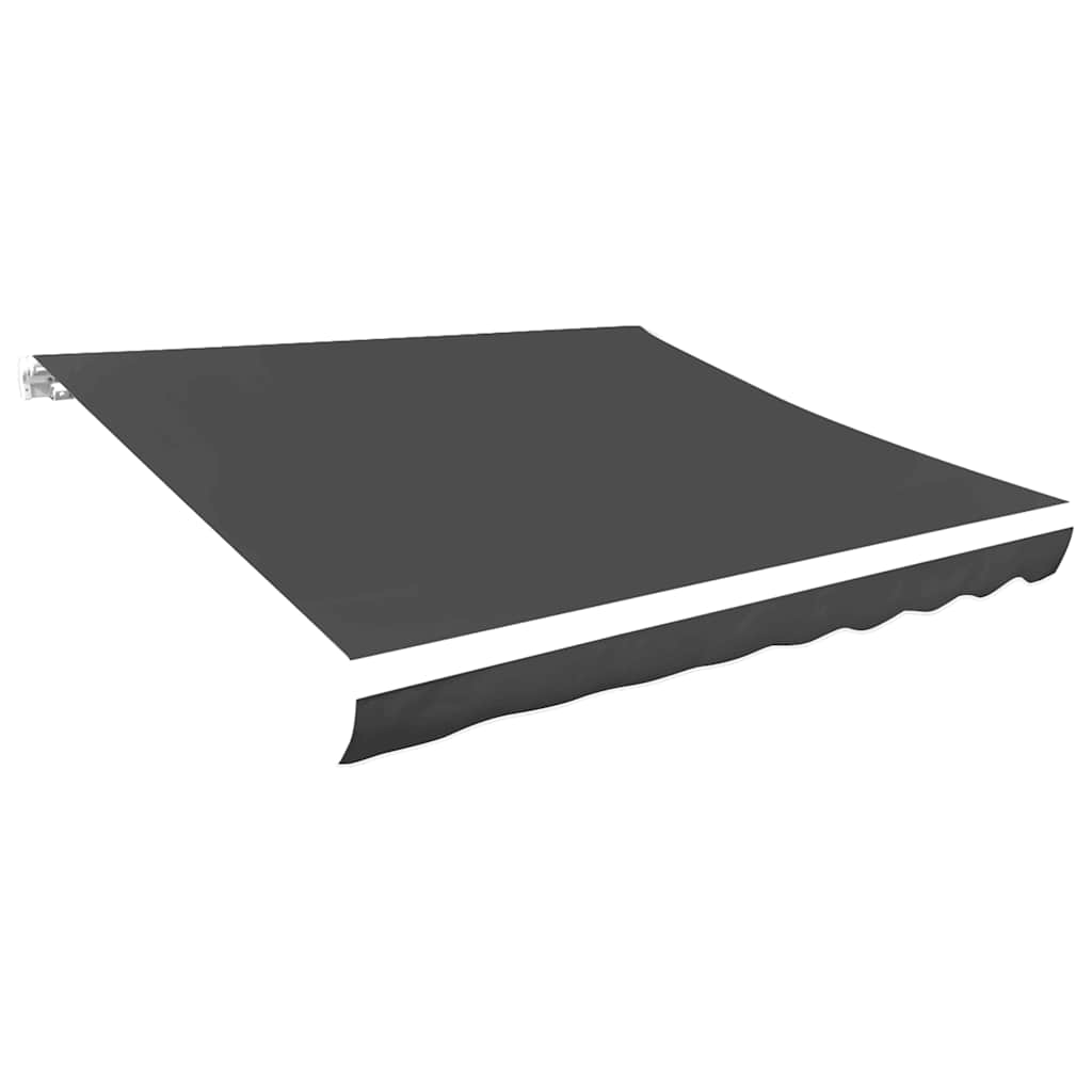 VidaXL Luifeldoek 400x300 cm canvas antraciet