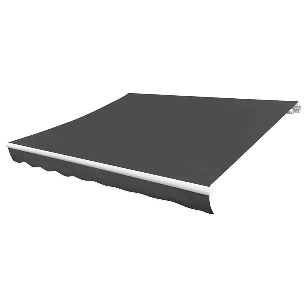 VidaXL Luifeldoek 400x300 cm canvas antraciet