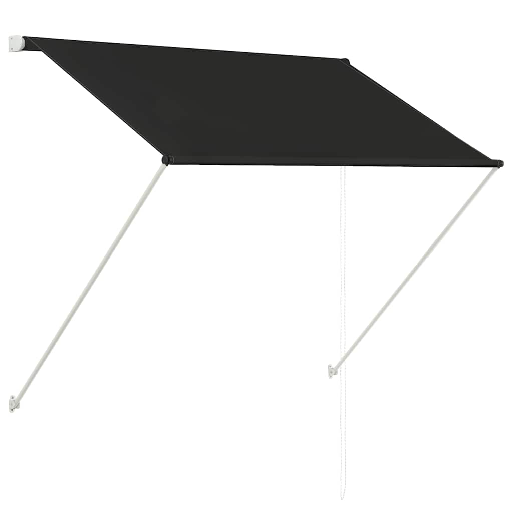 VidaXL Luifel uittrekbaar 150x150 cm antraciet