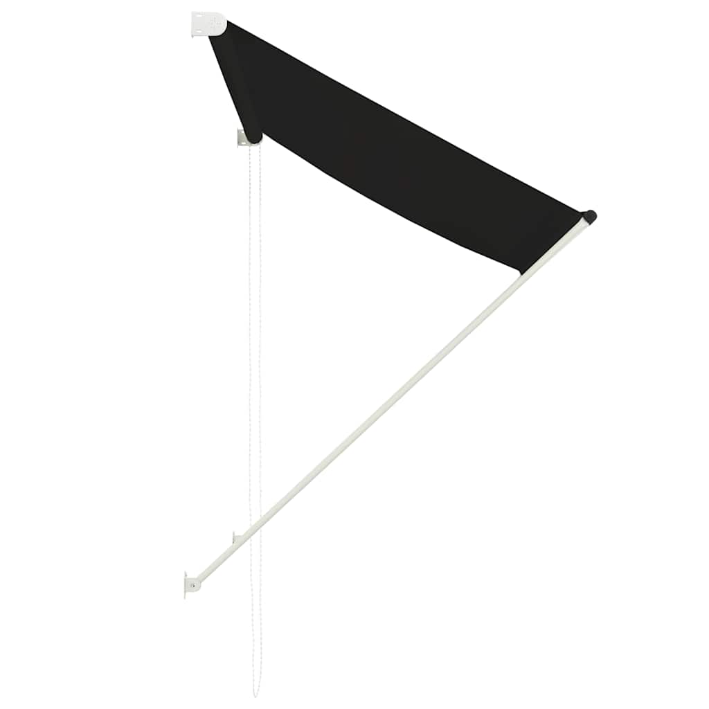 VidaXL Luifel uittrekbaar 150x150 cm antraciet