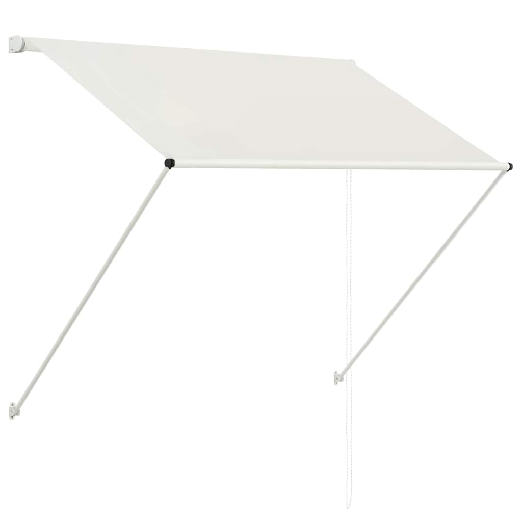VidaXL Luifel uittrekbaar 150x150 cm crème