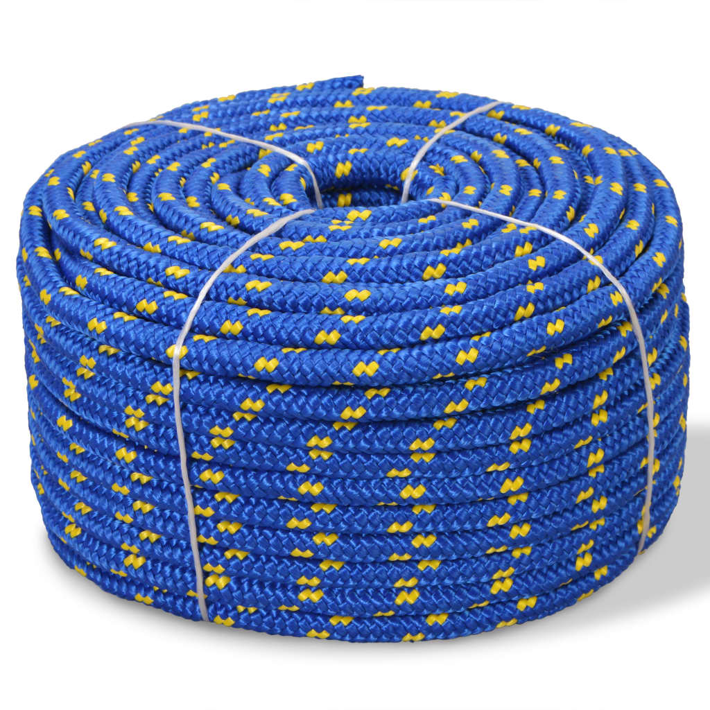 VidaXL Boot touw 16 mm 50 m polypropyleen blauw