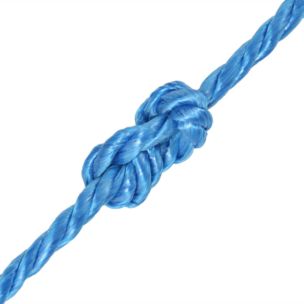 VidaXL Touw gedraaid 16 mm 100 m polypropyleen blauw