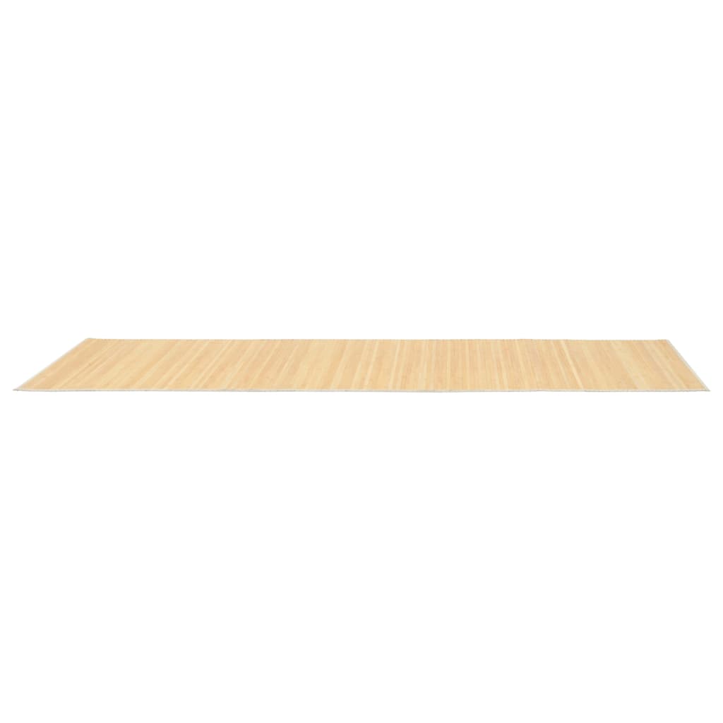 VidaXL Tapijt 80x300 cm bamboe naturel