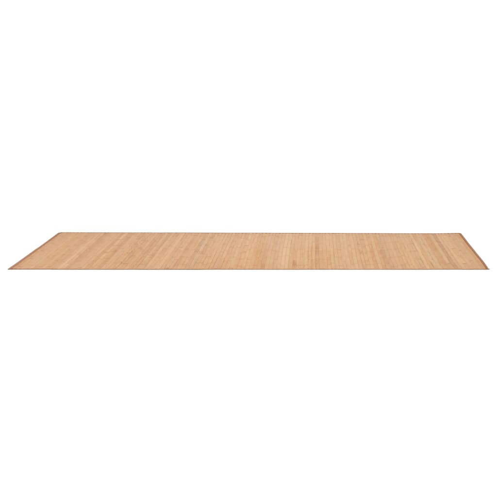 VidaXL Tapijt 80x300 cm bamboe bruin