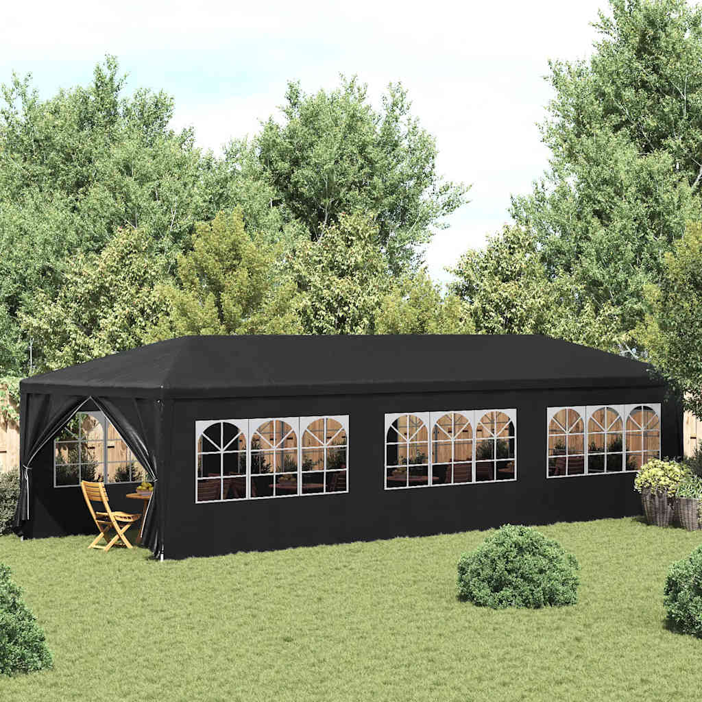 VidaXL Partytent 3x9 m antraciet