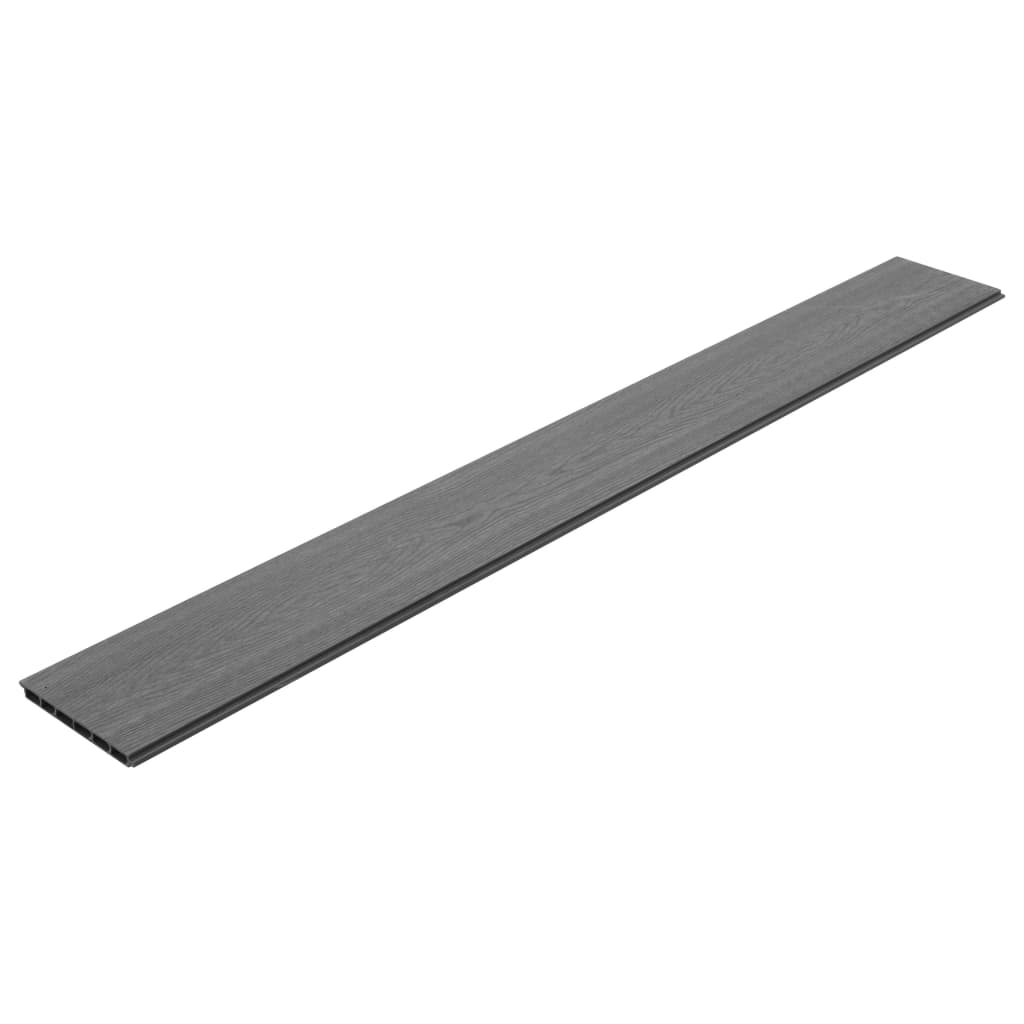 VidaXL Vervangende schuttingplanken 9 st 170 cm hkc grijs