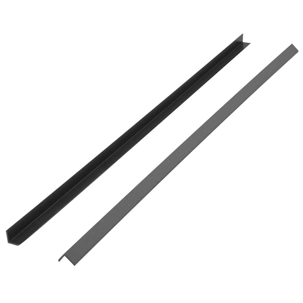 VidaXL Terras hoekplinten 5 st 170 cm hkc grijs