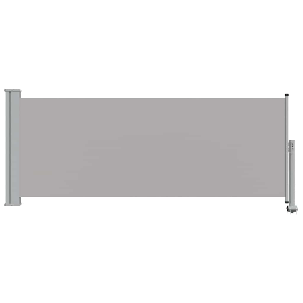 VidaXL Tuinscherm uittrekbaar 100x300 cm grijs