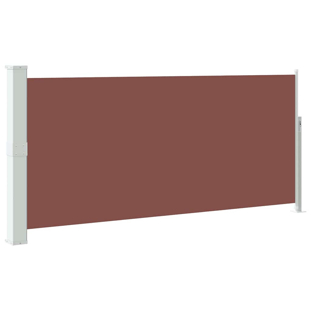 VidaXL Windscherm uittrekbaar 140x300 cm bruin