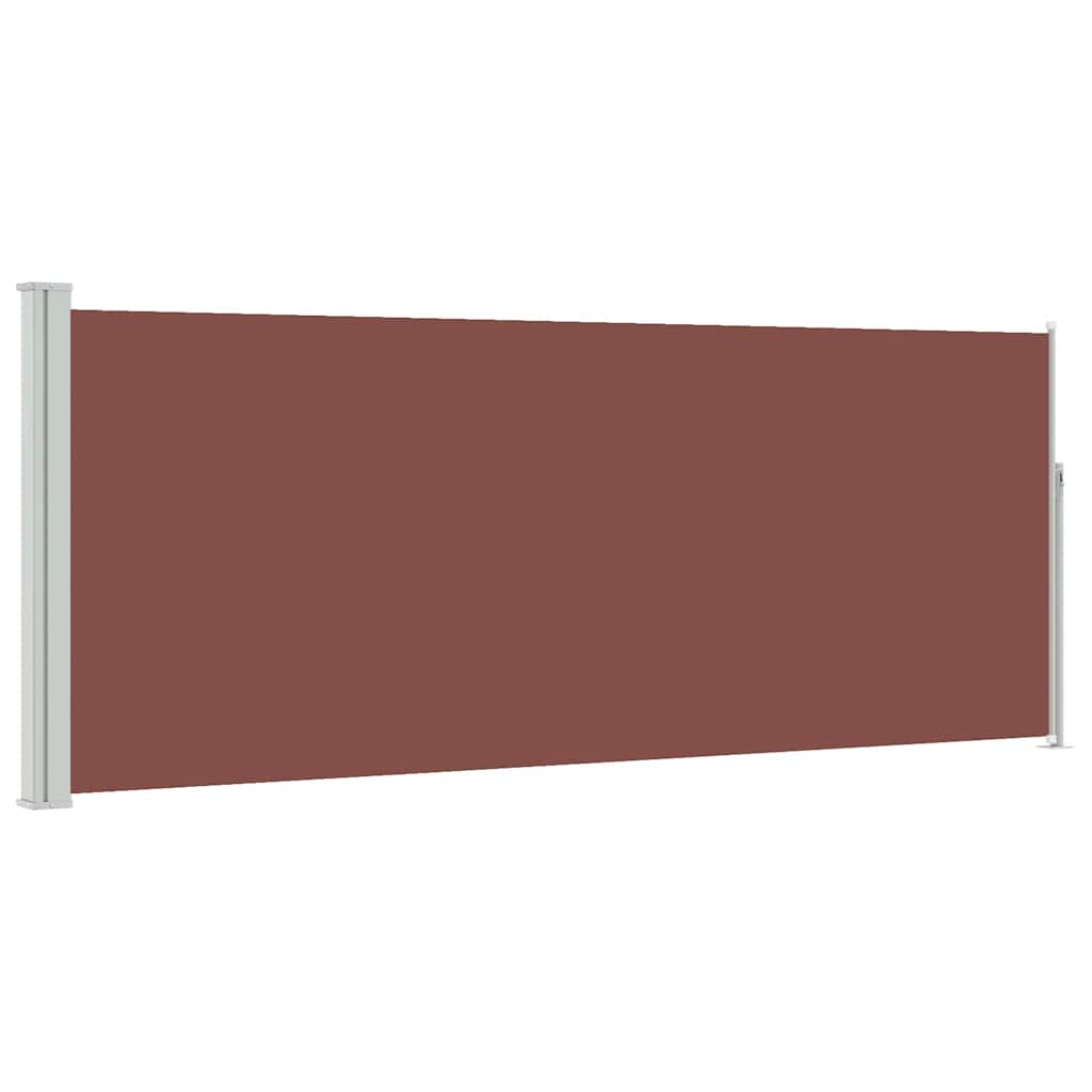 VidaXL Windscherm uittrekbaar 120x300 cm bruin