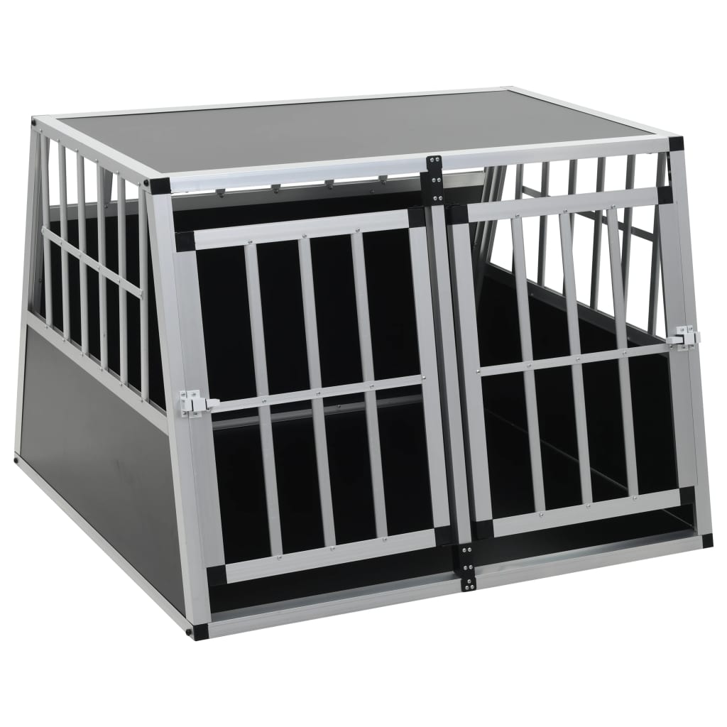 VidaXL Hondenbench met dubbele deur 94x88x69 cm