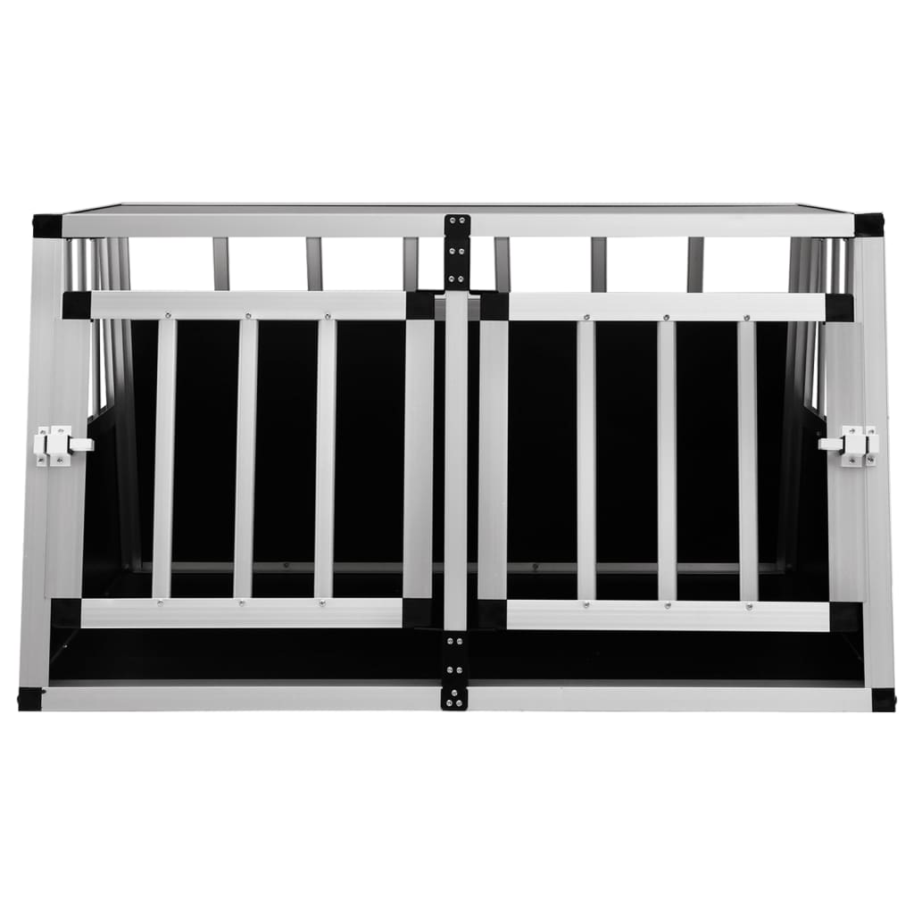 VidaXL Hondenbench met dubbele deur 89x69x50 cm