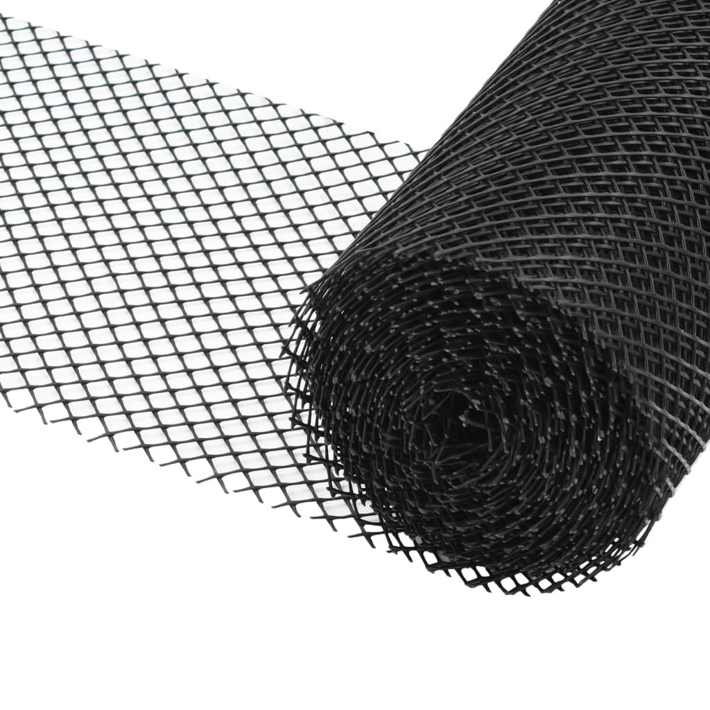 VidaXL 4-delig gootgaas met klemmen 1,08 ㎡ hdpe