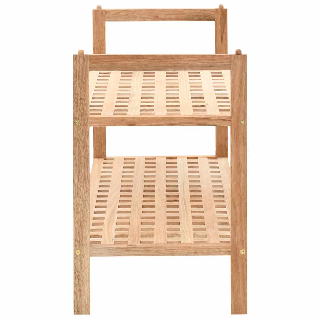 VidaXL Schoenenrek 69x26x40 cm massief walnotenhout