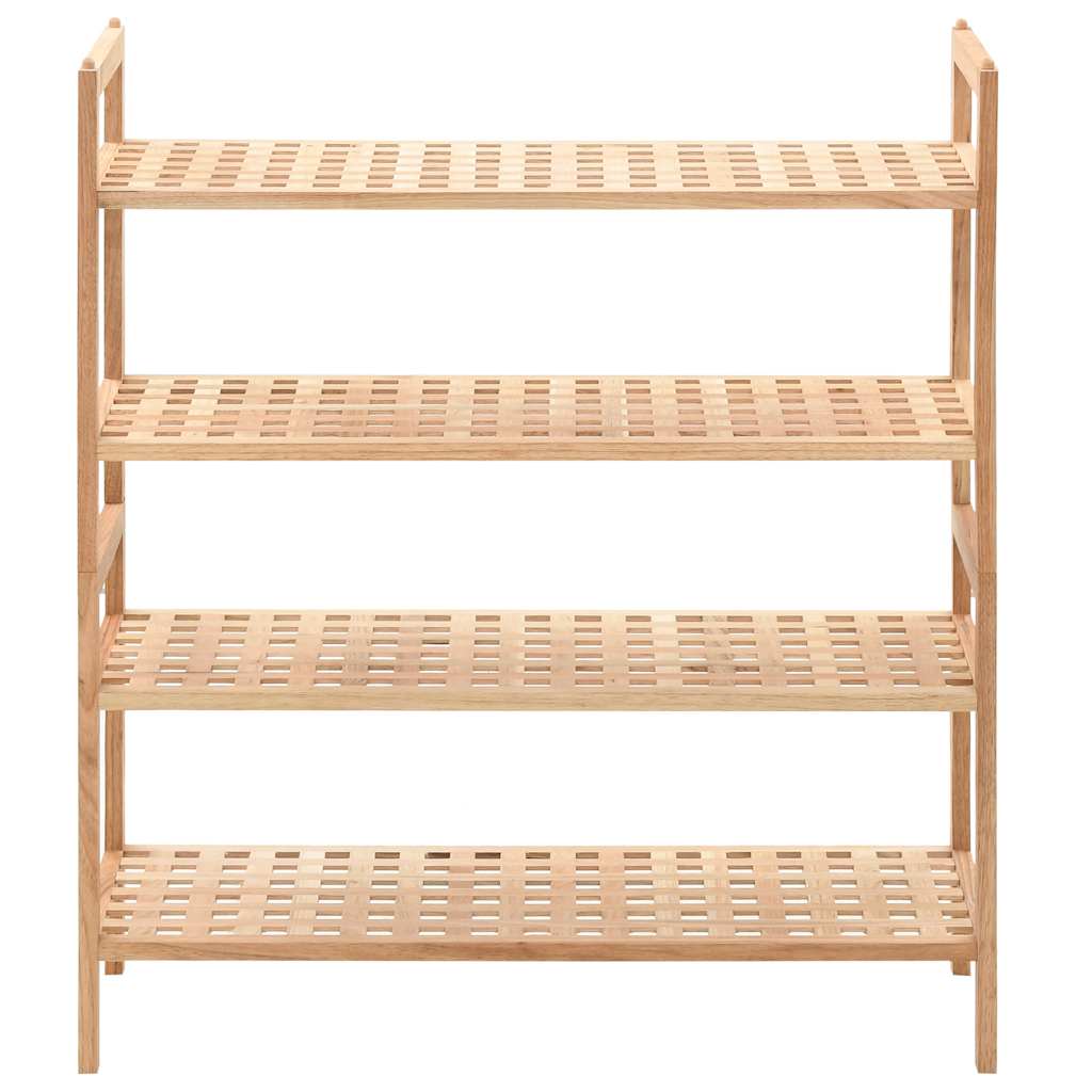 VidaXL Schoenenrek 69x26x81 cm massief walnotenhout