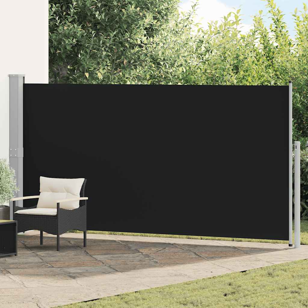 VidaXL Windscherm uittrekbaar 160x500 cm blauw
