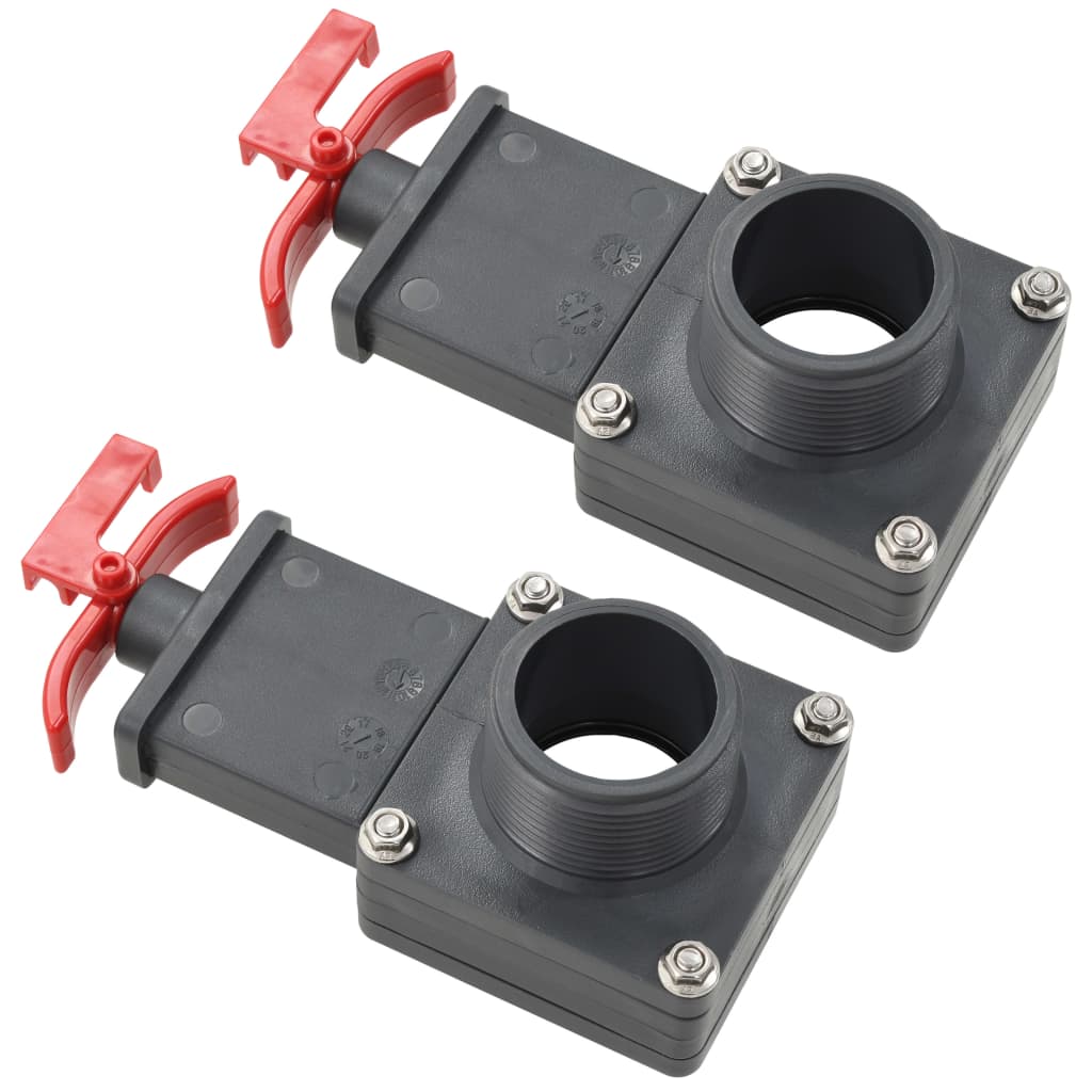 VidaXL Zwembadklep 2 st 1,5