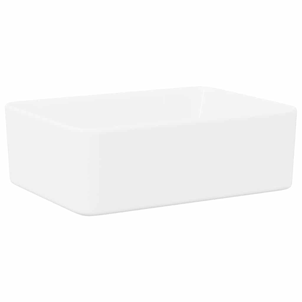 VidaXL Wastafel 40x30x13 cm keramiek wit