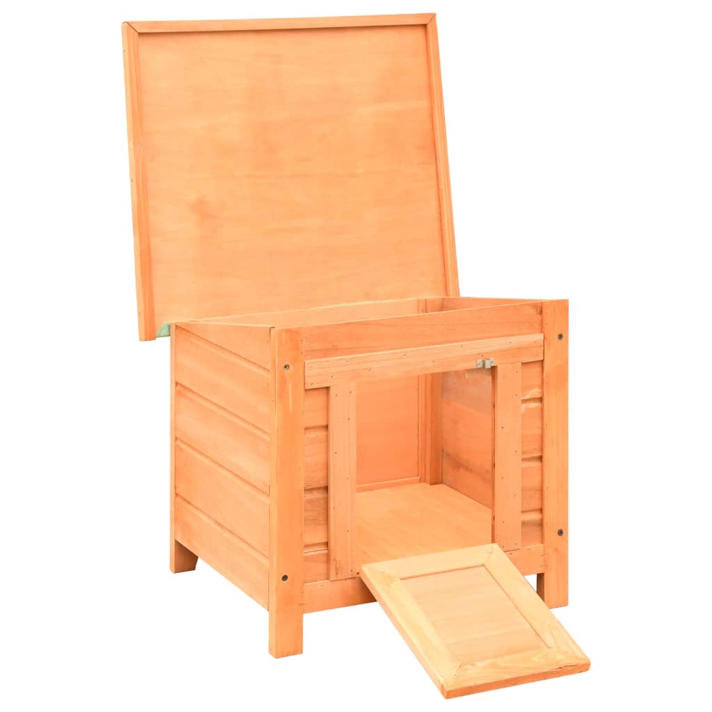 VidaXL Kattenhuis 50x46x43,5 cm massief grenen- en vurenhout