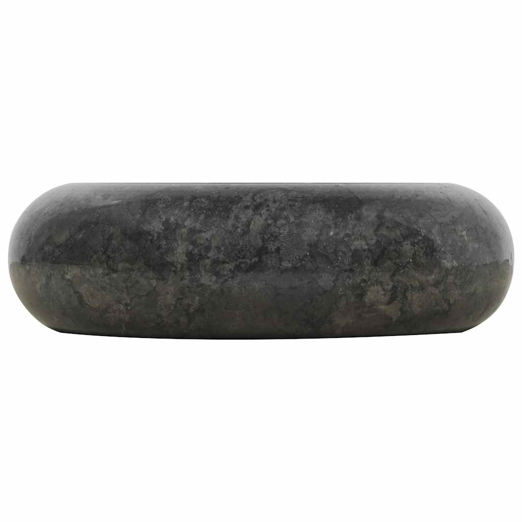 VidaXL Gootsteen 40x12 cm marmer zwart