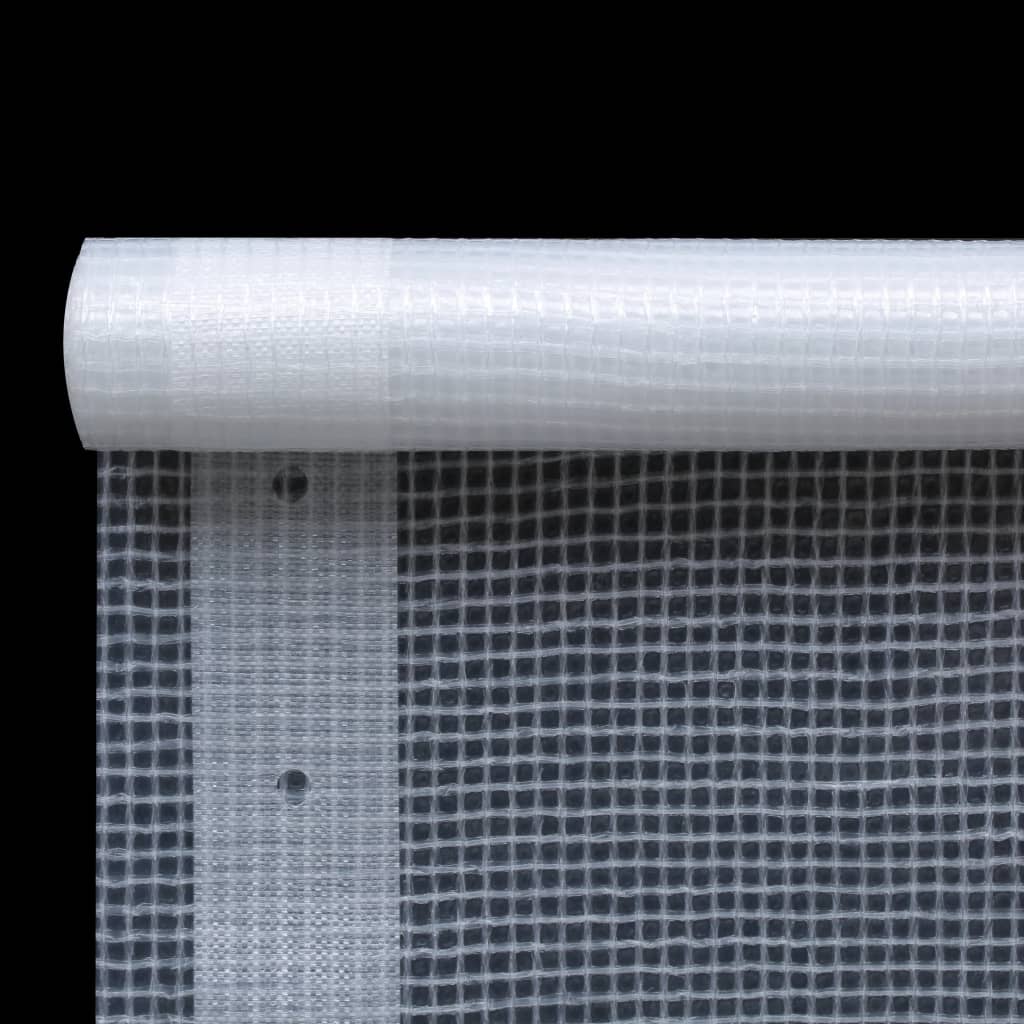 VidaXL Leno dekzeil 260 g m² 2x3 m wit