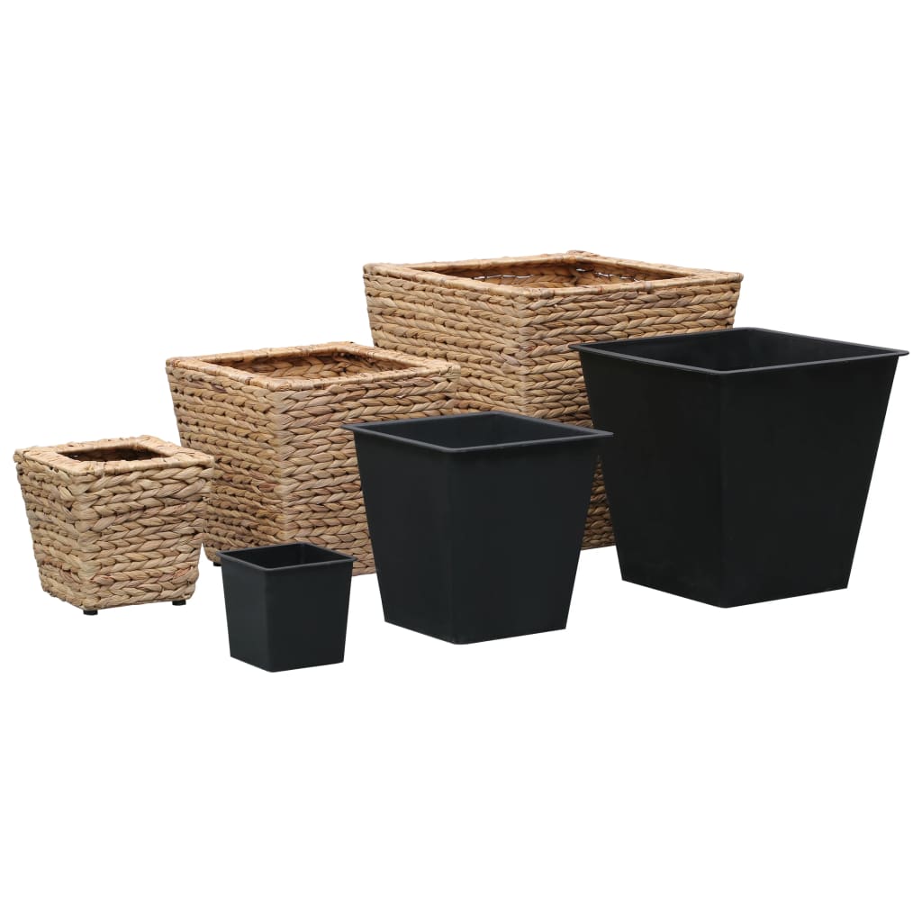 VidaXL Plantenbakken verhoogd 3 st waterhyacint