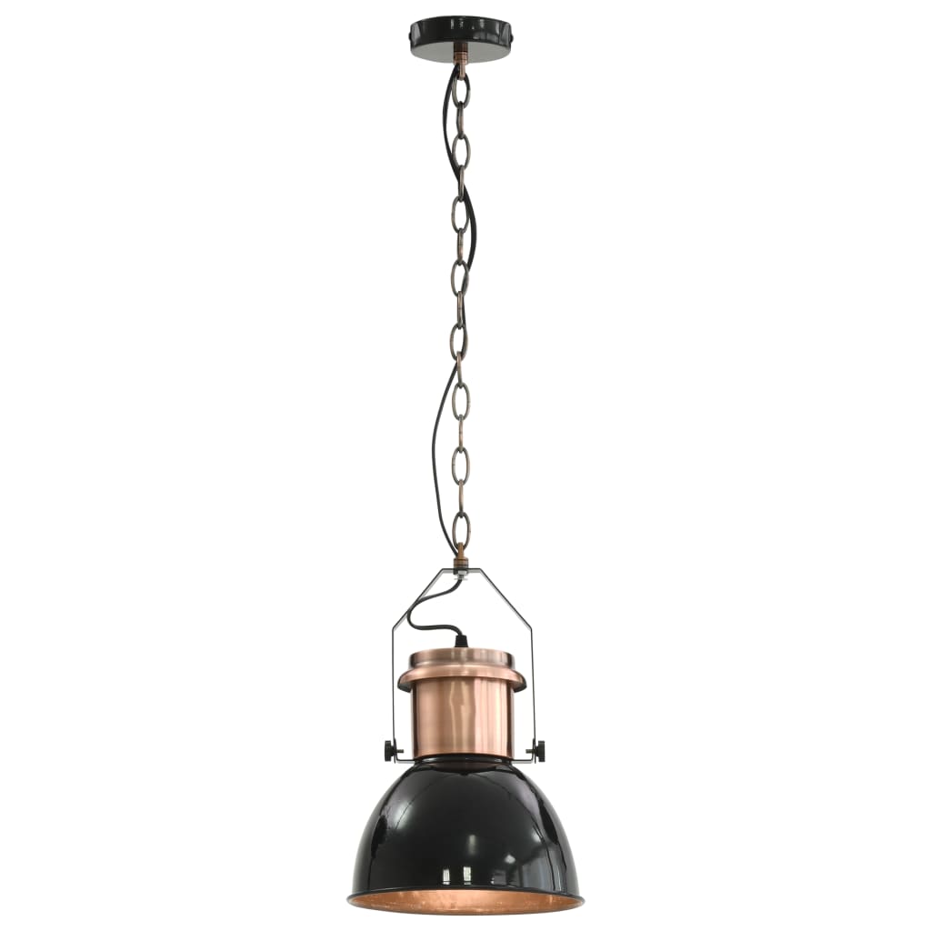 VidaXL Plafondlampen 2 st rond e27 zwart