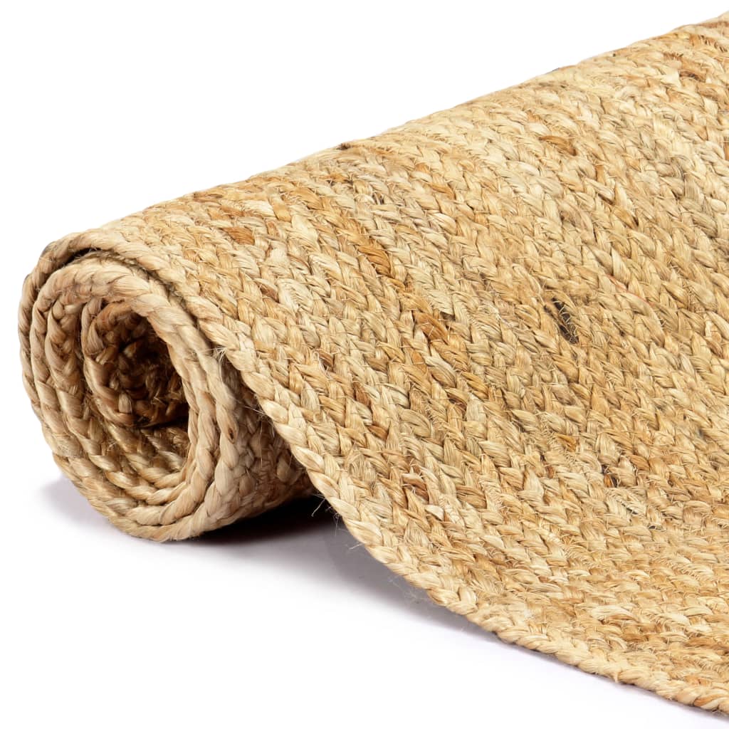 VidaXL Vloerkleed handgemaakt 120x180 cm jute naturel