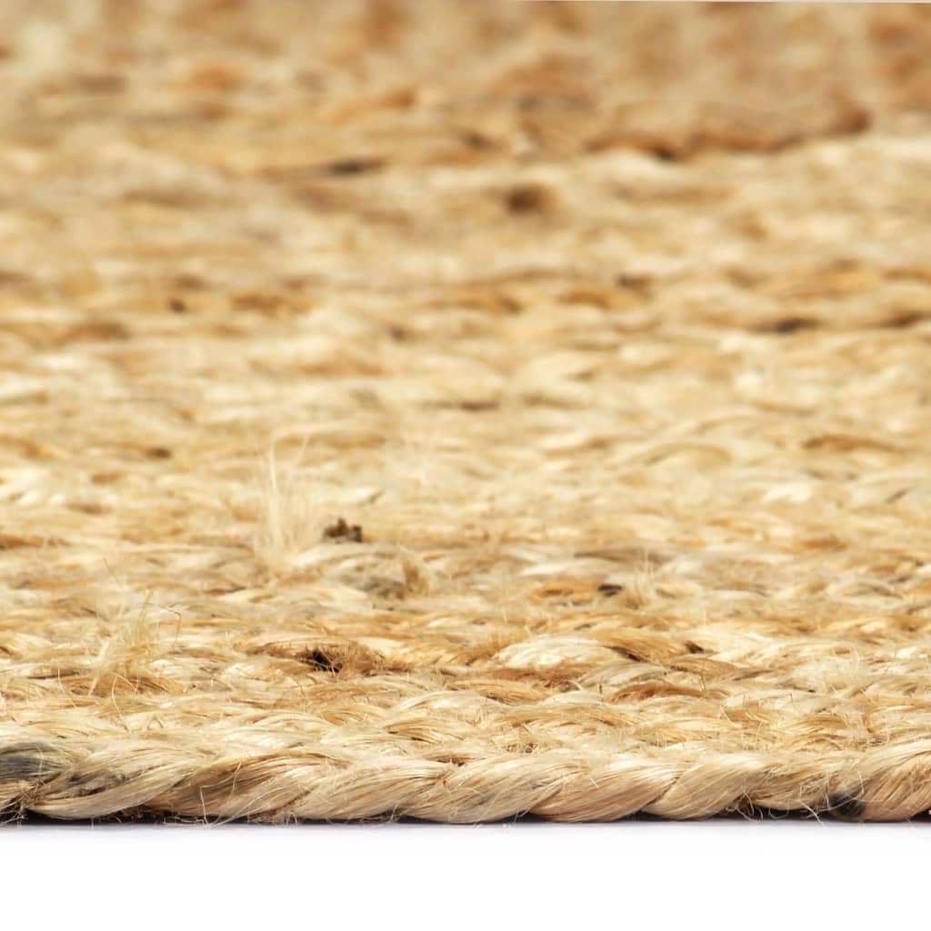VidaXL Vloerkleed handgemaakt 120x180 cm jute naturel
