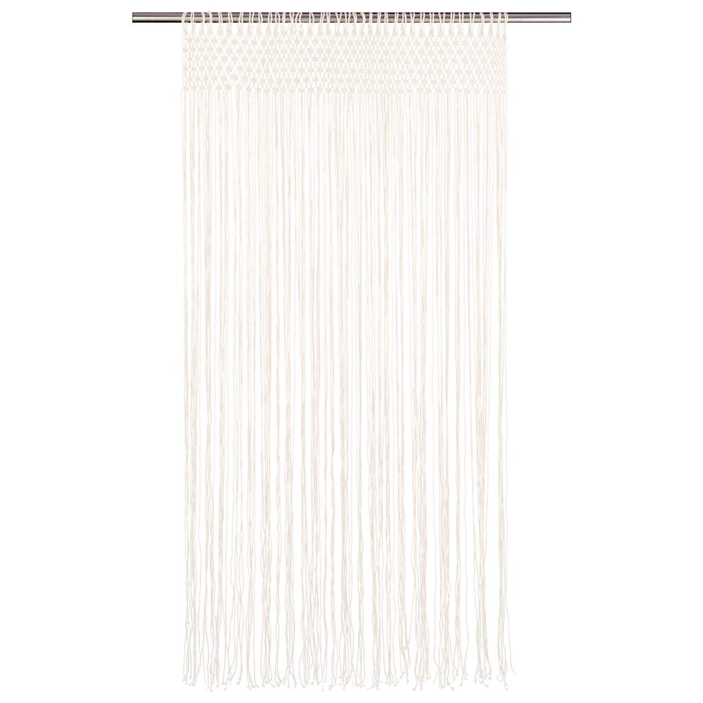 VidaXL Gordijn macramé 140x240 cm katoen