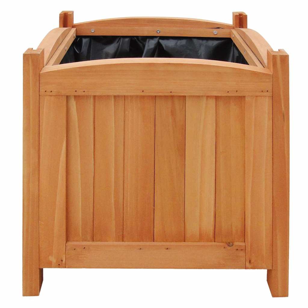 VidaXL Plantenbakken verhoogd 4 st 30x30x30 cm