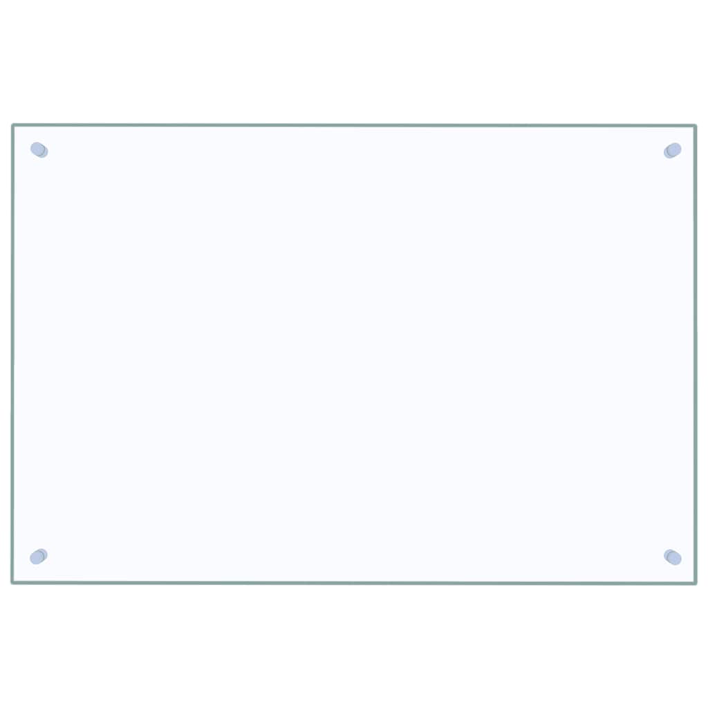 VidaXL Spatscherm keuken 90x60 cm gehard glas transparant