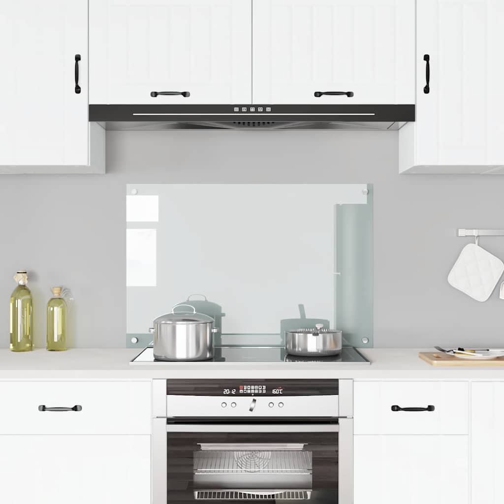 VidaXL Spatscherm keuken 90x60 cm gehard glas transparant