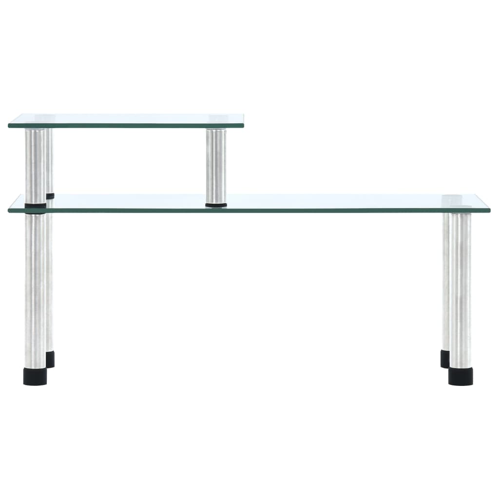 VidaXL Keukenschap 45x16x26 cm gehard glas transparent
