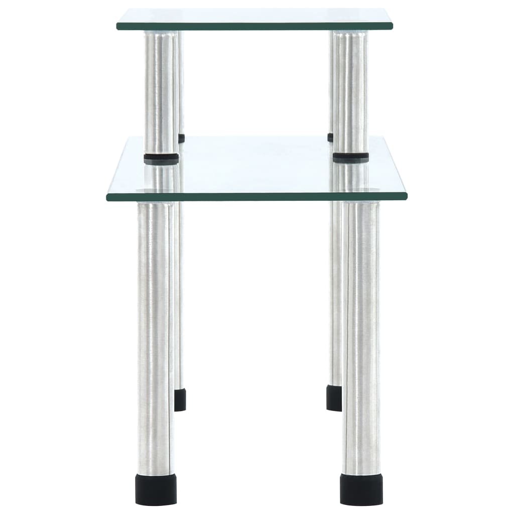 VidaXL Keukenschap 45x16x26 cm gehard glas transparent
