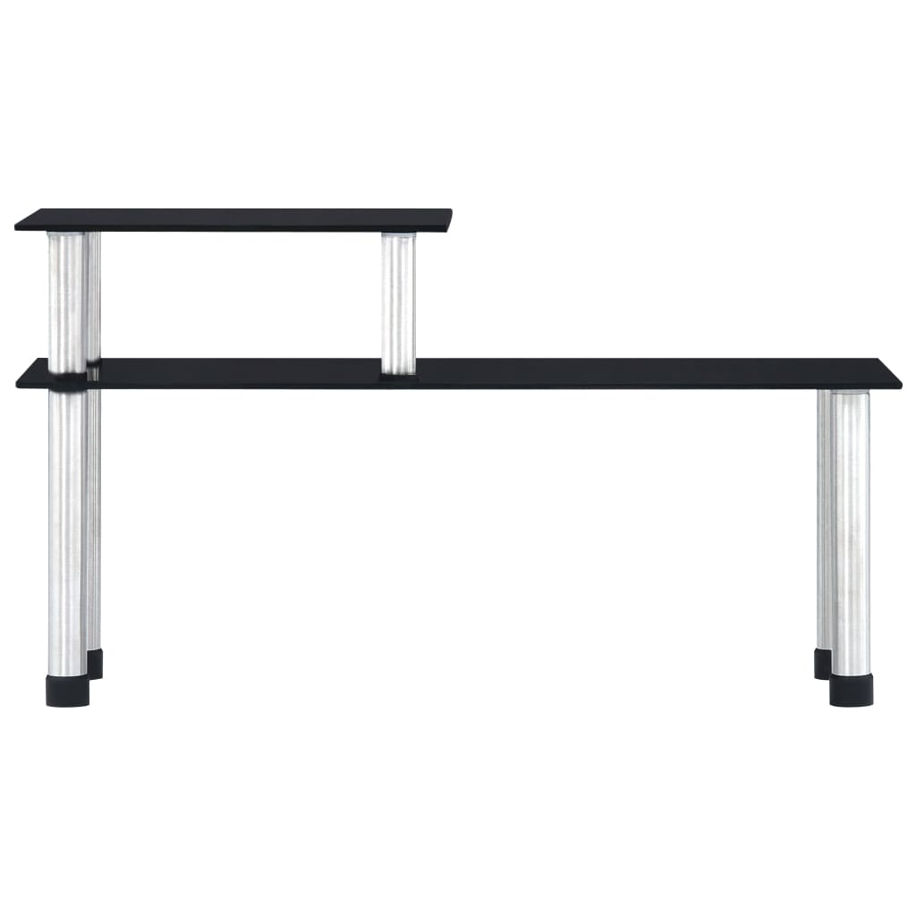 VidaXL Keukenschap 45x16x26 cm gehard glas zwart