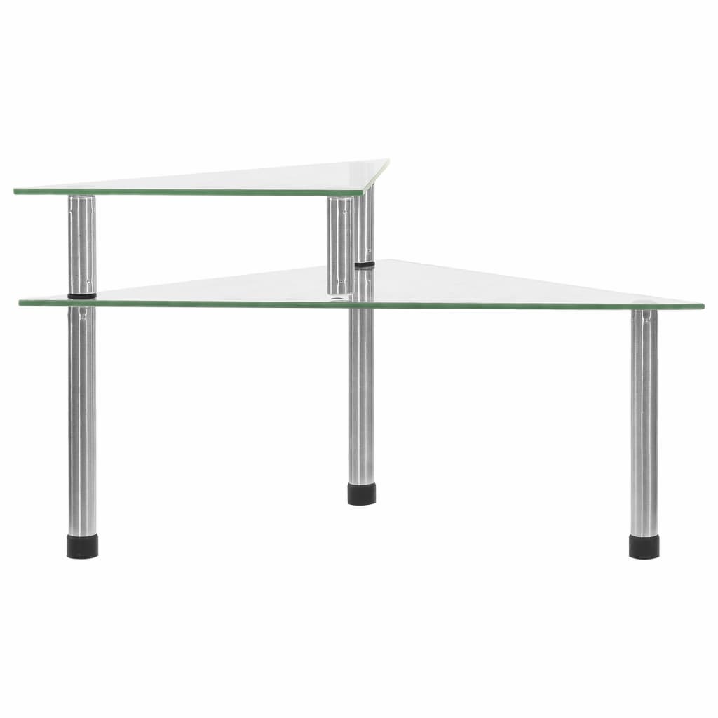 VidaXL Keukenschap 49,5x35x19 cm gehard glas transparent