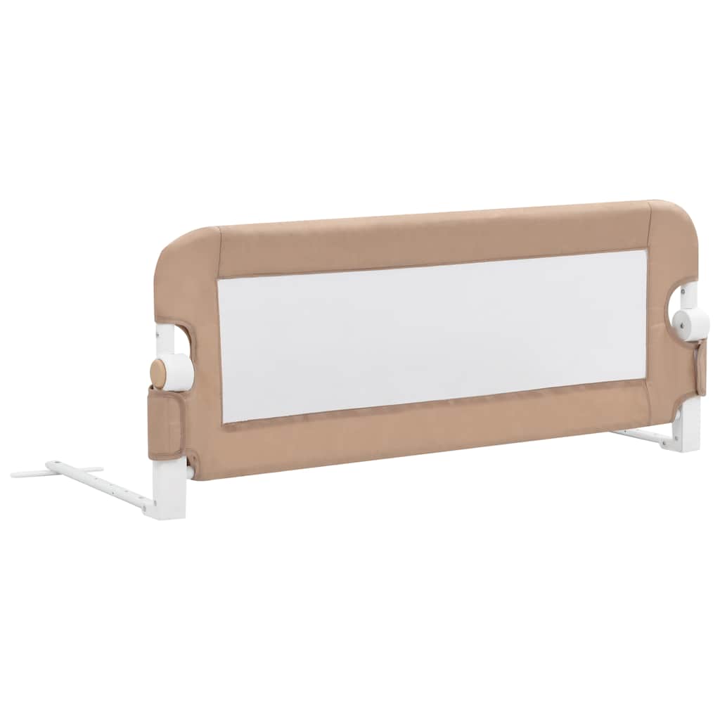 VidaXL Bedhekje peuter 102x42 cm polyester taupe