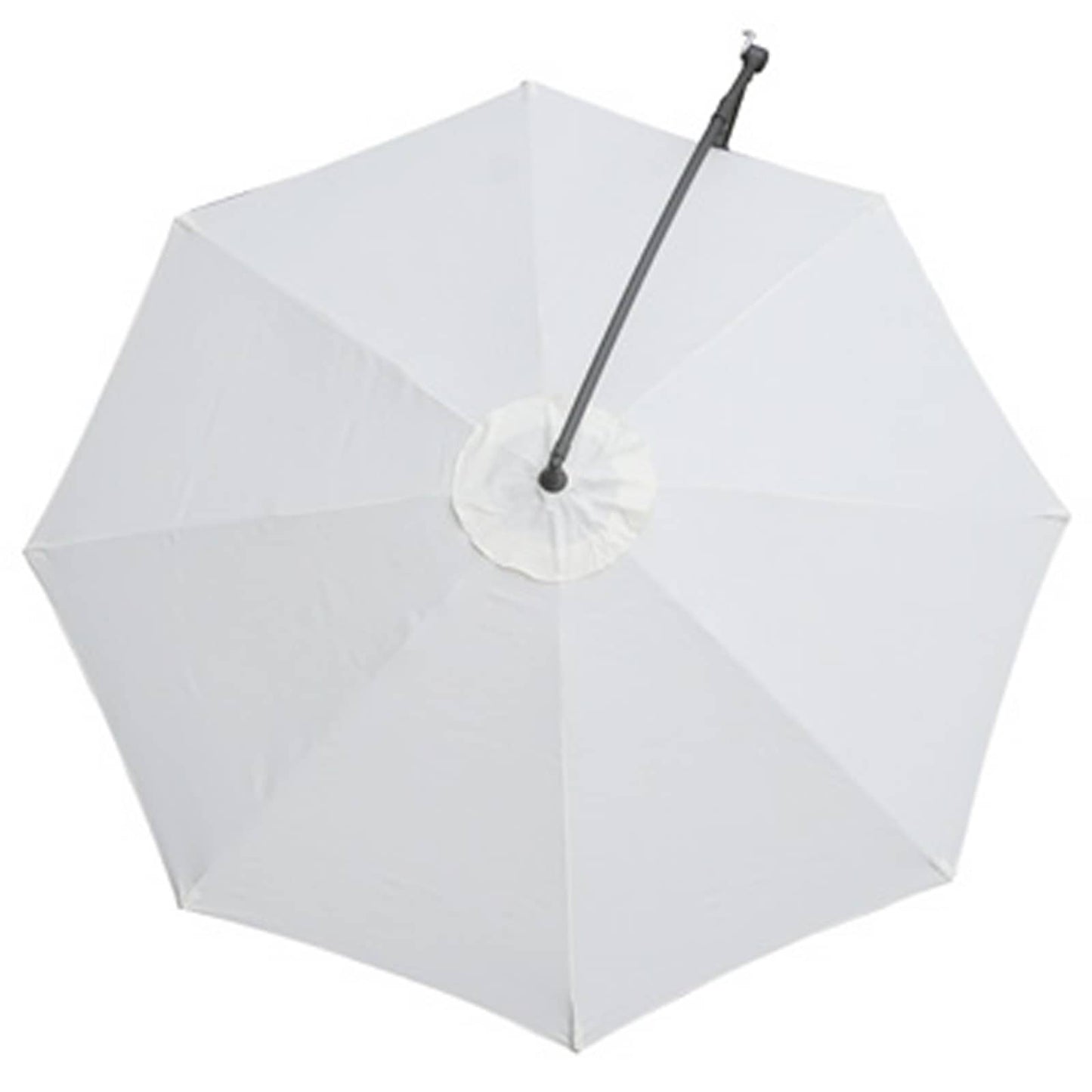 VidaXL Hangende zonneparasol wit