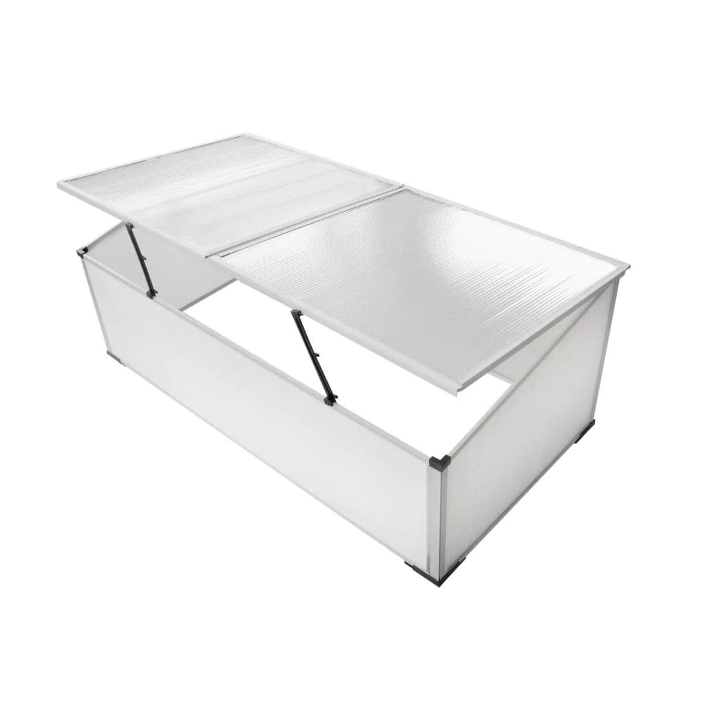 VidaXL Koude bak met 2 deksels 110x55x41 cm