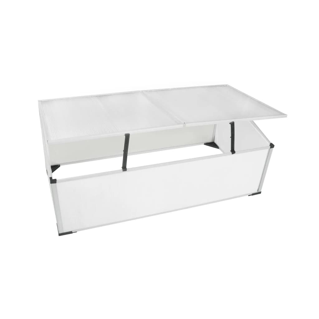 VidaXL Koude bak met 2 deksels 110x55x41 cm