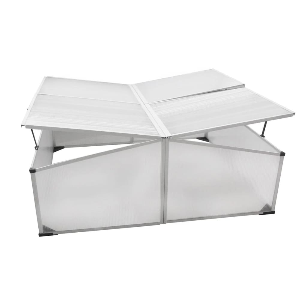 VidaXL Koude bak met 4 deksels 108x110x41 cm