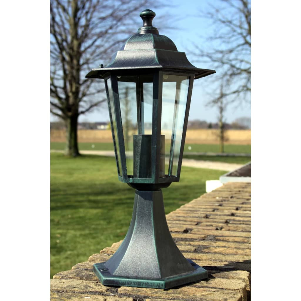 VidaXL Tuinlantaarn preston 41 cm groen