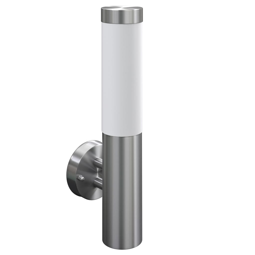 VidaXL Wandlamp voor binnen en buiten waterdicht rvs