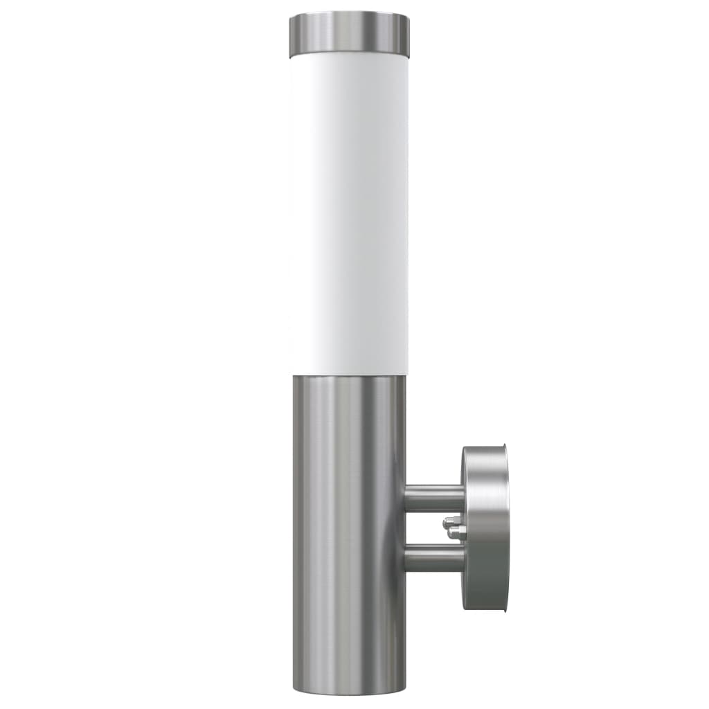VidaXL Wandlamp voor binnen en buiten waterdicht rvs