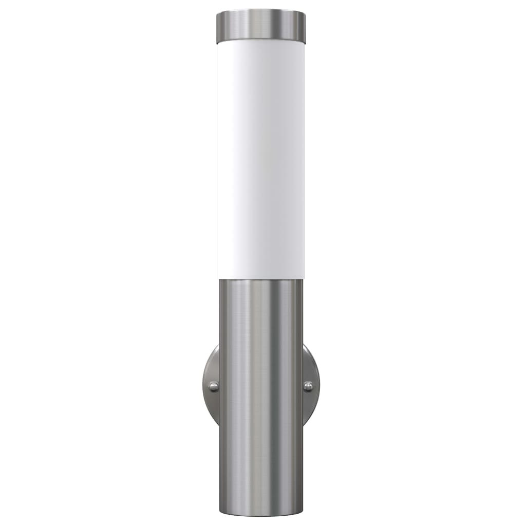 VidaXL Wandlamp voor binnen en buiten waterdicht rvs