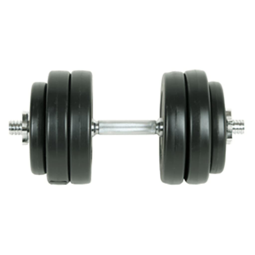 VidaXL 9-delige halterset 15 kg